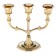 Summary for 3 candles "trident" brass 13.5x15.2x7 cm