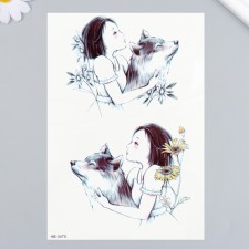 Tattoo on the body color 