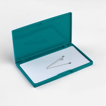Magnetic needle, 11 × 6.5 cm, dark turquoise color-1