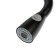 Kitchen mixer Zein Z2571, stainless steel, with a sliding watering can, 2 modes, black