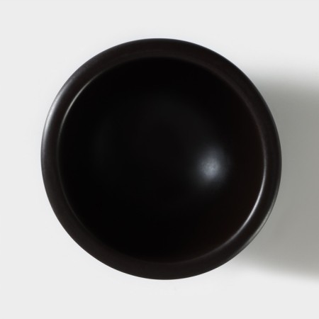 Porbone porcelain, 150 ml, d = 9 cm, h = 5 cm, black color-1