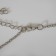 Necks "Pins", colored in silver, l = 45 cm