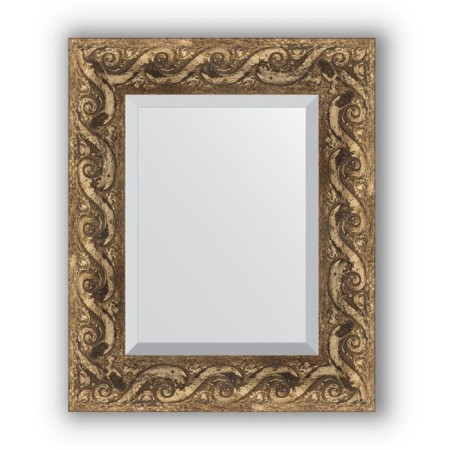 Mirror with fatset in the baguette frame - fresco 84 mm, 46 x 56 cm, evoForm