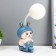 Night "Bunny" LED 2W USB AKB Blue 7.5x9.5x32 cm Risalux