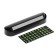 Cartage plate, for a phone number with a lid, fluorescent numbers, black