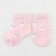 Socks children's baby I'm "bunnies", pink color, 10-12 cm