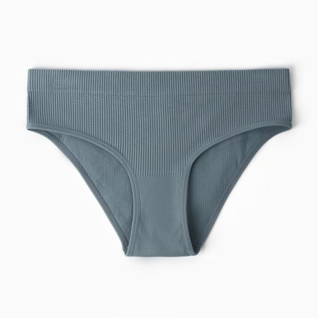 Panties female slips, color gray-green, size 46 (m)-4