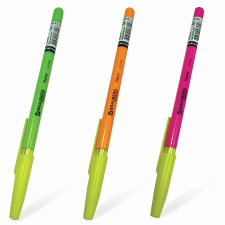 Ballic handle 1.0 mm, brauberg color, blue ink-4