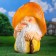 Garden figure "Mushroom old man Borovik" huge 64x46cm