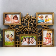 Photo frame plastic in 5 photos 10x15 cm 