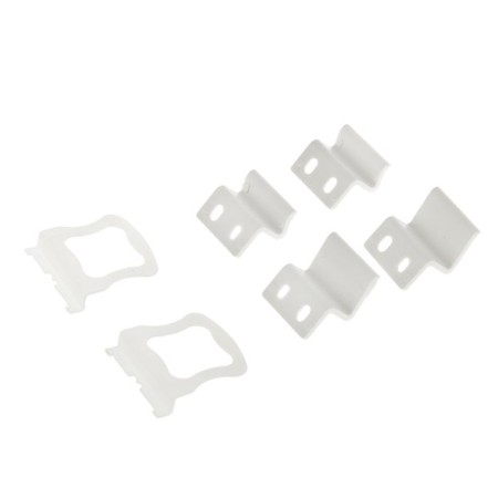 A set of fasteners and tundra handles, for a mosquito net, plastic