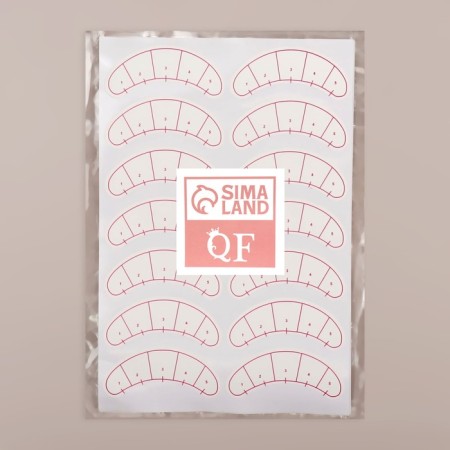 A set of patches for isolation of lower eyelashes and makeup, with a spill, 10 sheets-3