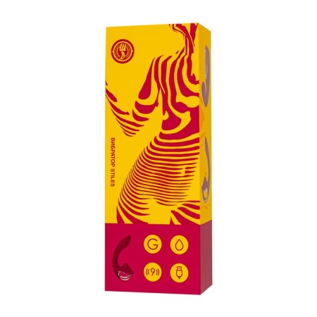 Unrealistic vibrator of the stiles stiles, 16.9 cm, silicone, pink color-3