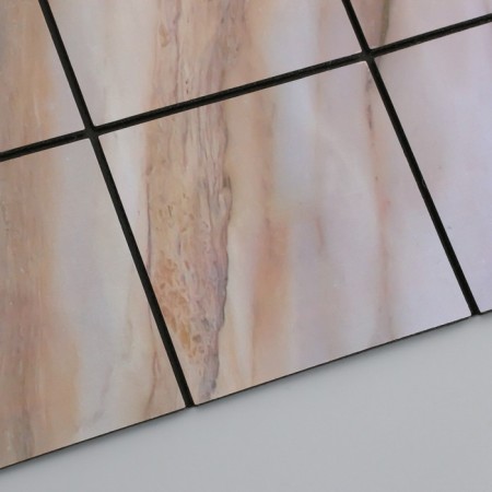 Interior sticker "Large cells. Marble" beige 30x30 cm-2