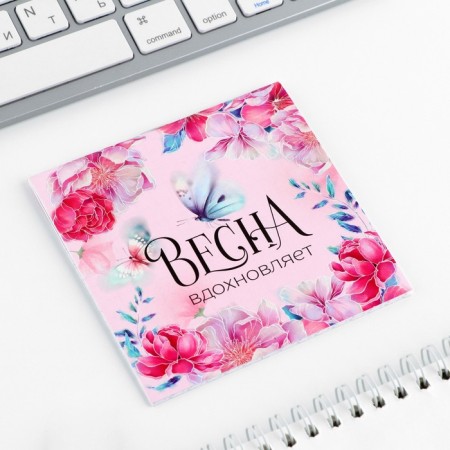 Notepad 10x10 cm, 16 L "Spring inspires"-1