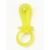 Chewing toy "nipple" Transparent, pp, 9.5 cm, yellow