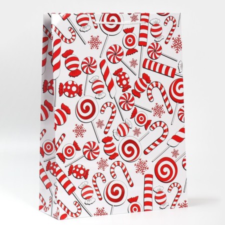 Laminated vertical "Sweets", L 28 x 38 x 9 cm, New Year-1