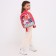 Baby backpack on lightning, pink color
