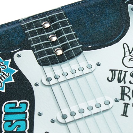 Universal Diary Grade 1-11, 48 sheets of "guitar", a solid cover of artificial leather, lies, an offset unit-4