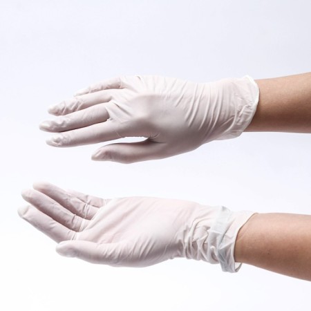 Medical diagnostic (observation) "Benovy" non -sterile, latex, non -puddered, XL, 50 pairs-1