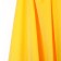Carnival cloak for children, plush yellow, length 80 cm