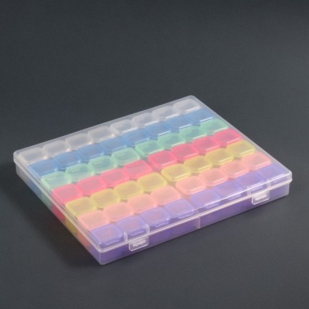 Organizer for decor, 14 blocks, 4 cells, 21 × 17.5 × 2.7 cm, multi -colored-4
