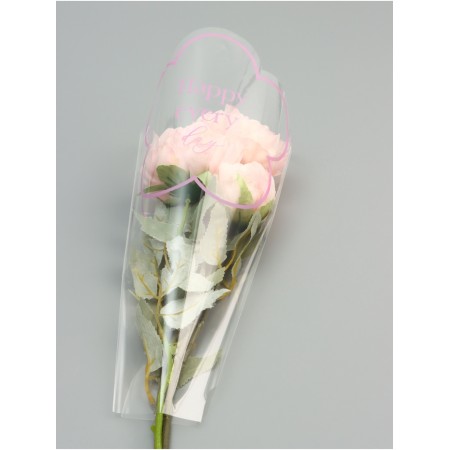 Package Flower cone, "Happiness", lilac, 24x9x44cm ± 1cm
