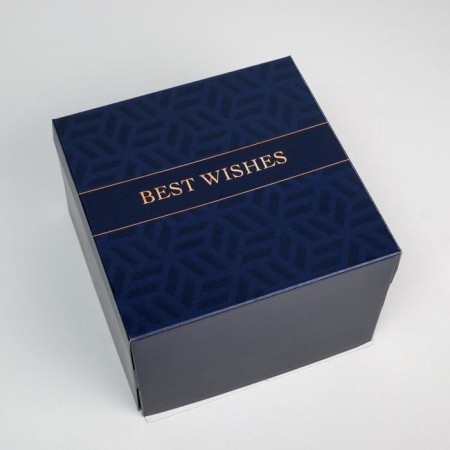 Confectionery box, packaging, Best Wishes 30 x 30 x 19 cm