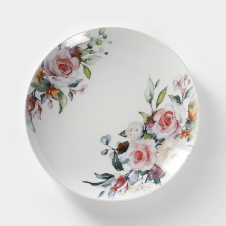 Porcelain plate "Verona", d = 27 cm, white