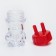 Children's nasal aspirator "Bear", red color