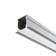 Aluminum profile built-in Led Strip Alm-2720-S-2M, 200x2.7x2 cm, silver color