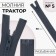 Lightning "Tractor", No. 5, detachable, automatic lock, 60 cm, dark gray color