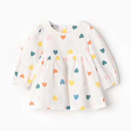 Платье детское с дл. рукавом KAFTAN "Сердечки", р 26 (80-86см),-6
