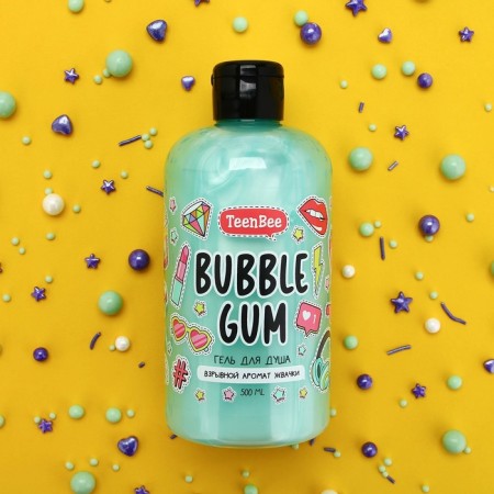 Women's shower gel, 500 ml, chewing gum, teenbee-8