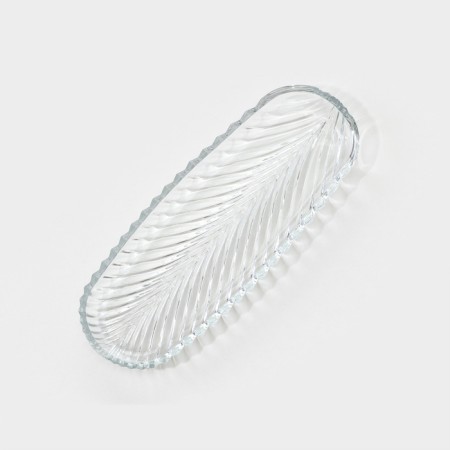 Oval glass plate Santa, 27.5 × 11 cm-2