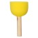 Sponge brush, round, diameter-50mm, wooden handle, in a bag