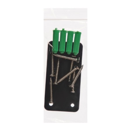 Wall block with exhaust ribbon-280 cm black, height-13.5cm, width 11cm-5