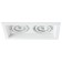 Pointed-built lamp Arte Lamp Canis A6661PL-2WH, GU10, 2x50 W, 13x23x4.5 cm, white