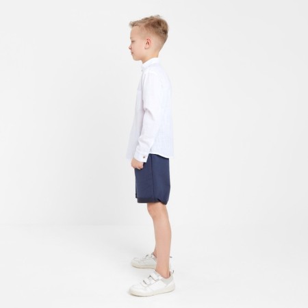 Shirt for a boy minku color white, height 104 cm-4