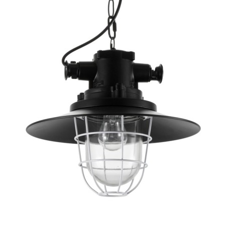 Suspension Bayerlux "House" E27 Black 35x35x35-85cm-1