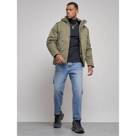 Sports male winter, size 58, khaki color-11