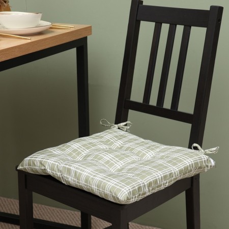 Siddle on the chair Ethel "Cell" ts. Khaki, 40x40 cm, 100% p/e-3