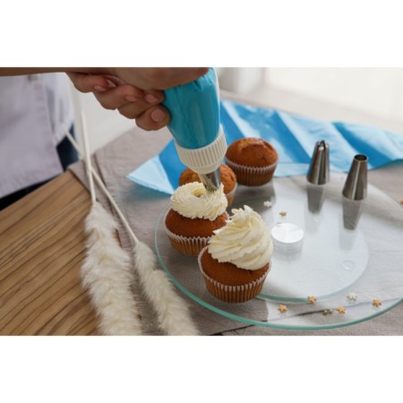 Confectionery set, 7 objects: 2 bags, 4 nozzles d = 2.5 cm, adapter-12