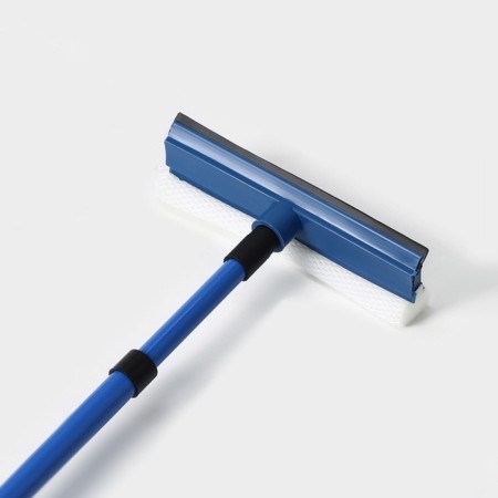 Workshop with a telescopic metal stained handle and a share of the shade, 20 × 49 (75) cm, foam rubber, blue color-3