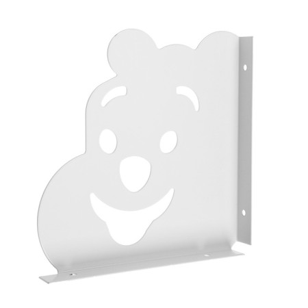 Bracket "Bear" 180x180 mm, white, 10 pcs-1
