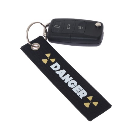 Danger car key keychain, Removka-2