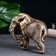 Figure "Elephant African" bronze, 18x9x13cm