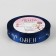 Satin tape with embossing "Aries", 15 mm, 18 ± 1 m, dark blue color/silver No. 120
