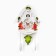 Wall clock, series: pendulum, "Fei Castle", smooth move, 44 x 26 cm