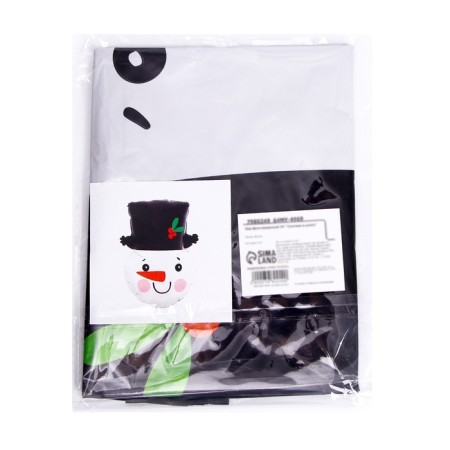 Foil ball 24 "" Snowman in the hat "-1